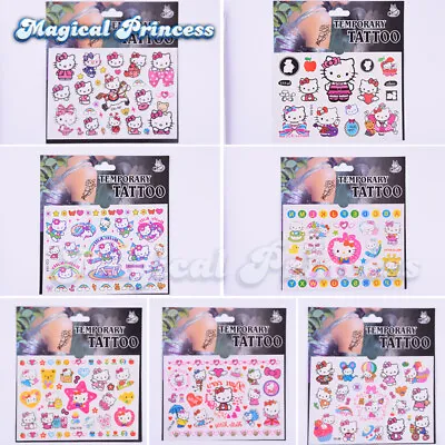 Hello Kitty Kids Temporary Tattoo Sticker Party Supplies Lolly Loot Bag • $4.30