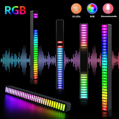 Sound Music Light Voice Activated Pickup Rhythm RGB LED Strip Tube Car Bar Lamp • $7.99