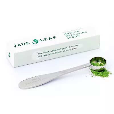 Jade Leaf Matcha Stainless Steel Measuring Spoon/Scoop - Perfect 1g (1/2 Teas... • $13.72