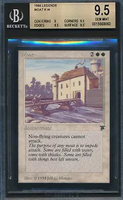 Legends Moat BGS 9.5 Graded Magic MTG (9060) -magicgraders- • $2202