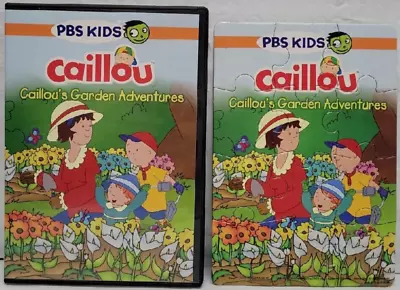 Caillou Caillou's Garden Adventures & Puzzle (DVD) • $1.95