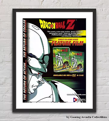 Dragon Ball Z The Return Of Cooler DVD Glossy Promo Ad Poster Unframed G6231 • $14.98