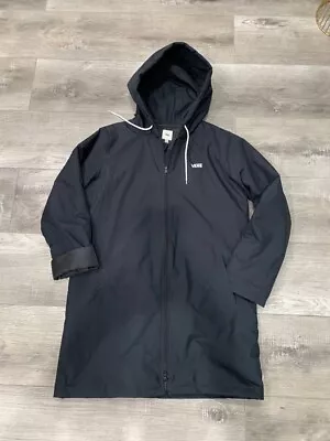 Vans Navy Blue Full Zip Hooded Parka Jacket Mens Size L • $26.25