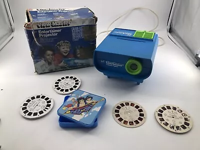GAF View-Master Stereo Products Entertainer Projector Blue W/ Box Tested Working • $25