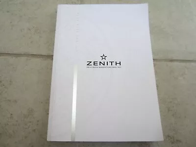 Zenith Watch Sales Catalogue 2018 2019 Pilot Elite Chronomaster Defy Brochure • £33