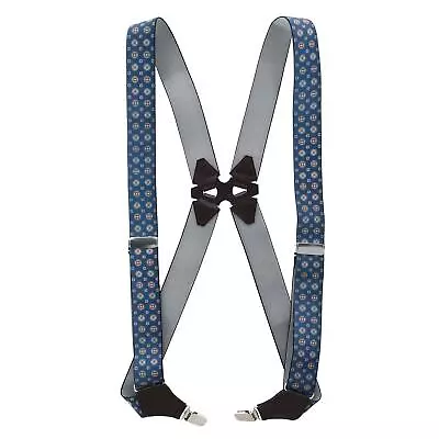 New Aisenin Men's Elastic Printed Dress Ubee Side Clip Trucker Suspenders • $21.94