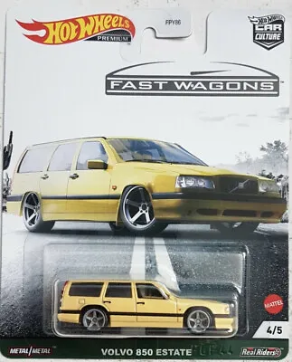 HOT WHEELS CAR CULTURE FAST WAGONS Volvo 850 Estate - IN STOCK 2021  • $6.39