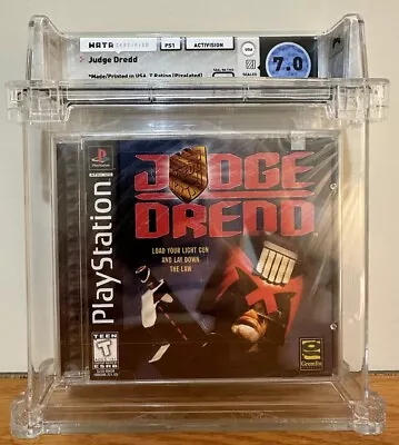 Judge Dredd Sony Playstation 1 Wata 7.0 A Seal Activision Based On Comic Series • $60
