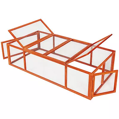 Rabbit Hutch Guinea Pig Cage Cover Indoor Small Animal Bunny Outdoor Large Run • £108.99