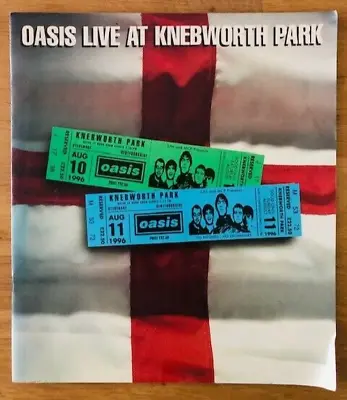 Oasis Live At Knebworth Park - P/b - 1996 - £3.25 Uk Post • £45.99
