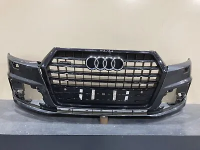 Audi Q7 S Line Front Bumper 2015 - 2019-on 4m0807096a     Wj-126 • £339.99