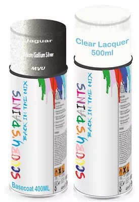 For Jaguar Paint Aerosol Spray Silicon/Gallium Silver Mvu Car Repair Lacquer • £23.39