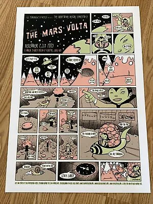 Classic Tara McPherson Mars Volta Mastodon England 2005 Original Concert Poster • $340.69