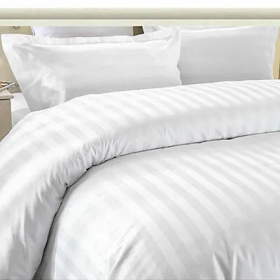 100% Egyptian Cotton Duvet Quilt Cover Set Bedding Sets Double Super King Size • £15.99