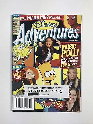 Disney Adventures Magazine (September 2004) Bart Simpson Raven Kim Possible • $10.36