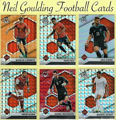 Panini MOSAIC 2021-22 ☆ ROAD TO WORLD CUP 2022 - PARALLEL ☆ Cards • £1.49