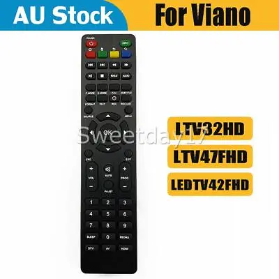 For Viano TV Remote Control LTV32HD LTV47FHD LEDTV42FHD HDTV Smart LCD LED TV AU • $19.13