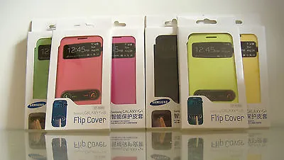 Samsung Galaxy S-View Battery Screen Cover Flip Case For S3 • £4.99