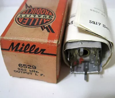 J. W. Miller ® 6529 - 262 KHz Output I.F. Coil - New In Box • $9.45