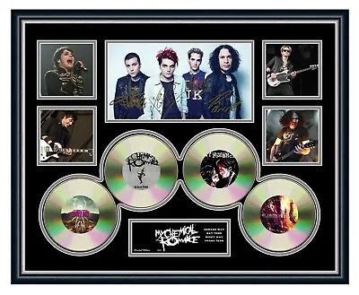 $109.99 • Buy My Chemical Romance Gerard Way Ray Toro Signed Framed Memorabilia