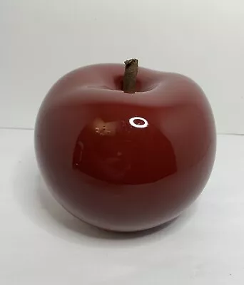 £737.35 • Buy BULL & STEIN Designer Apple Sculpture By Lisa Pappon Red BULL&STEIN Brazil