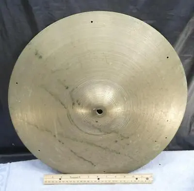 Vintage ZILDJIAN 18  Genuine Turkish Cymbal Drum Part Music Accessory !! • $39.95