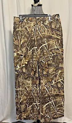 Gander Mountain Guide Series Size Medium 32x31 Cargo Camo Pants Advantage Max4HD • $39