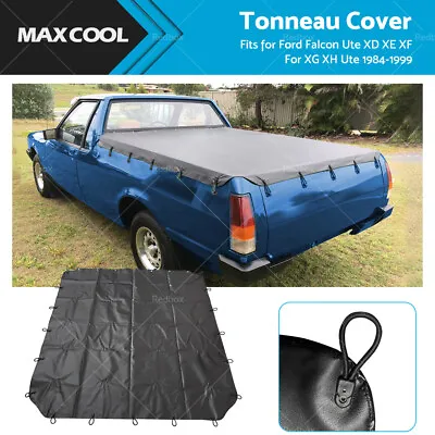 Waterproof Tonneau Cover For Ford Falcon Ute XD XE XF XG XH Ute 1984-1999 Black • $90