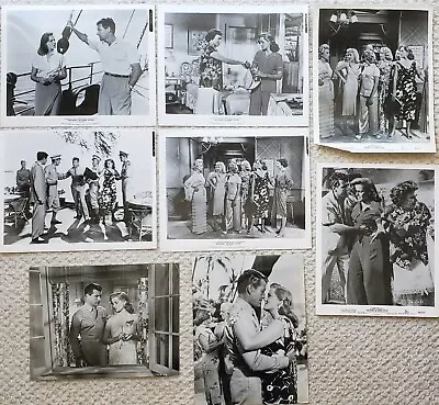 Vintage Photo 1956 Revolt Of Mamie Stover Jane Russell Richard Egan 8 Photos • £14.45