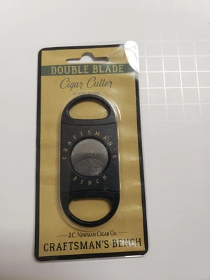 $17.50 • Buy J.C. Newman Cigar Co. Craftsman's Bench Double Blade 64 Gauge V-Cut Cigar Cutter
