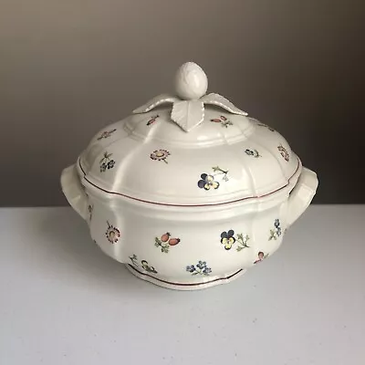 Villeroy Boch Petite Fleur Covered Vegetable Dish Soup Tureen W Lid  7.5 • $54.99