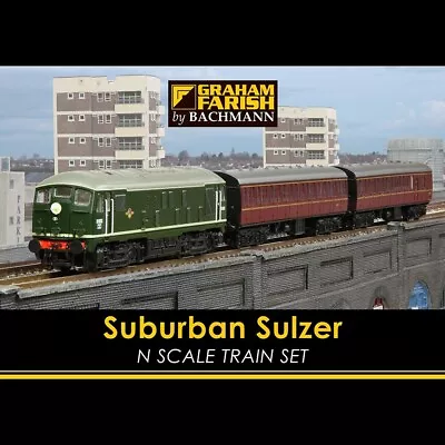 Graham Farish 370-062 Suburban Sulzer N-Gauge Train Set (N Scale / 1:148) • £199.99