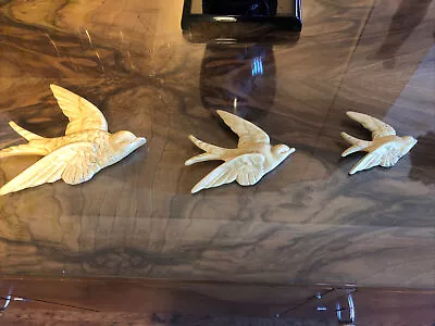 £48 • Buy 1930’s Style Flying Ducks /Birds Could Do With Repaint.flying Wall Birds /Ducks