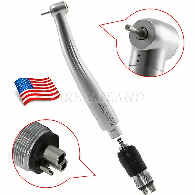NSK Style Dental High Speed Handpiece Push Button + Quick Coupler Swivel 4 Holes • $29.90