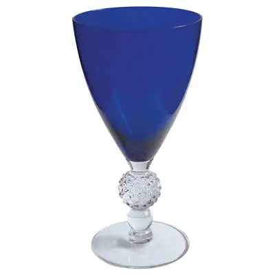 Morgantown Golf Ball Cobalt Blue  Water Goblet 405538 • $49.99