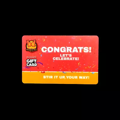 Bd Mongolian Grill Congrats! NEW COLLECTIBLE GIFT CARD $0 #6276 • $5.26