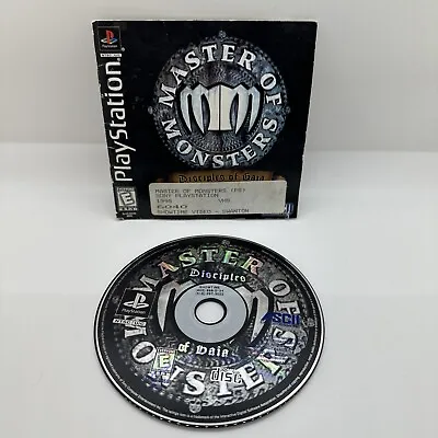 Master Of Monsters: Disciples Of Gaia (Sony PlayStation 1 / PS1 1998) W/ Manual • $24.99