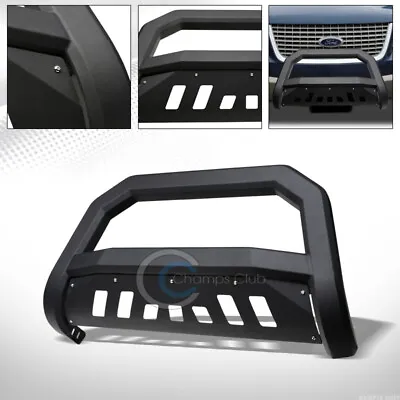 Fits 04-23 Ford F150/03-17 Expedition Matte Blk AVT Bull Bar Bumper Grille Guard • $178.95