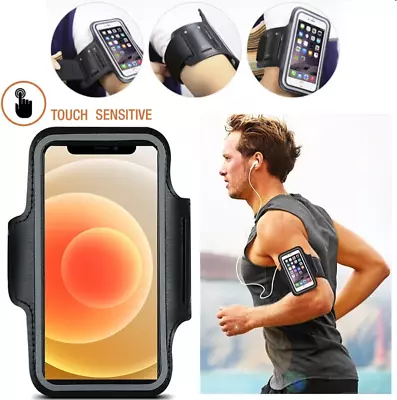 £3.85 • Buy Arm Band Running Phone Holder Case Cover For IPhone 14 14Plus 13 12 X Waterproof