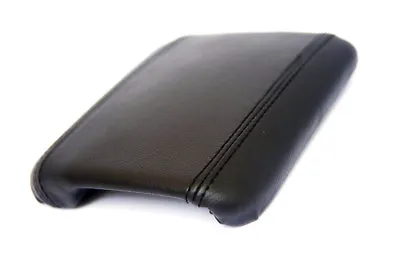 Real Leather Console Armrest Cover Black Fits 08-12 Volvo C30/C70/S40/V50 • $27.46