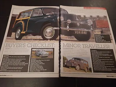 Morris Minor 1000 Traveller Buyers Checklist Reg VOA880 722CNX BHJ330J • $4.96