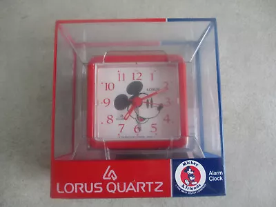 Vintage Walt Disney Lorus Quartz Mickey Mouse Alarm Clock Lfd-951r-t • $9.99