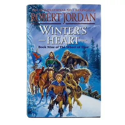 Winter's Heart By Robert Jordan Hardcover Book #9 Wheel Of Time Series Fantasy • $35.30