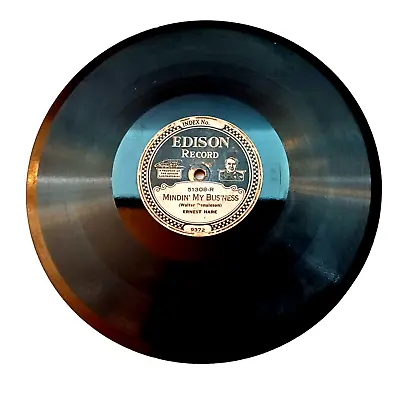 $23.95 • Buy Mindin My Bus'ness Barefoot Days Ernest Hare Billy Jones Edison Disc 51308 V+