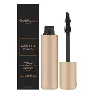 Guerlain Mad Eyes Buildable Volume Lash By Lash Curl Mascara 01 Mad Black New • $31.90