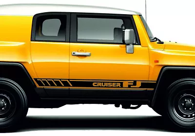 Toyota FJ CRUISER - 2pcs Side Stripe Body Decal Graphics Vinyl Sticker Logo • $91.21