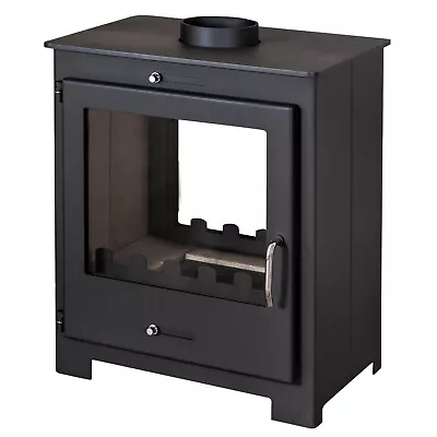 Wood Burning Stove Double Sided Stove 18kw Multi-Fuel Burner Modern Stoves • £1319.99