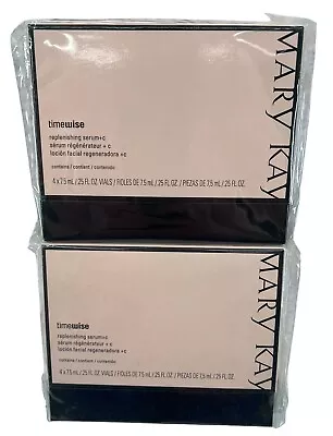 2 ~ Mary Kay TimeWise Replenishing Serum+C (4 Pack 4 X .25 Fl Oz) *SEALED* NEW • $29.95