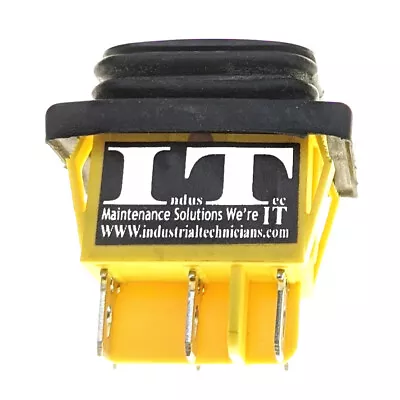 IndusTec DPDT 20A 6 PIN On Off (on) Momentary & Maintained Rocker Waterproof 12V • $7.99