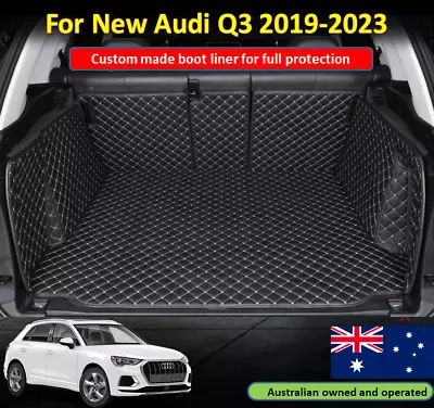 Fits New Audi Q3 2019-2023 Custom Made Trunk Boot Mats Liner Cargo Cover  • $138